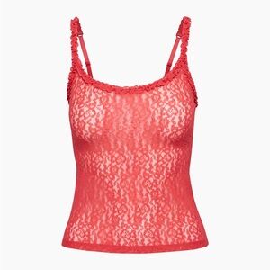 Wilfred Red Lace Camisole